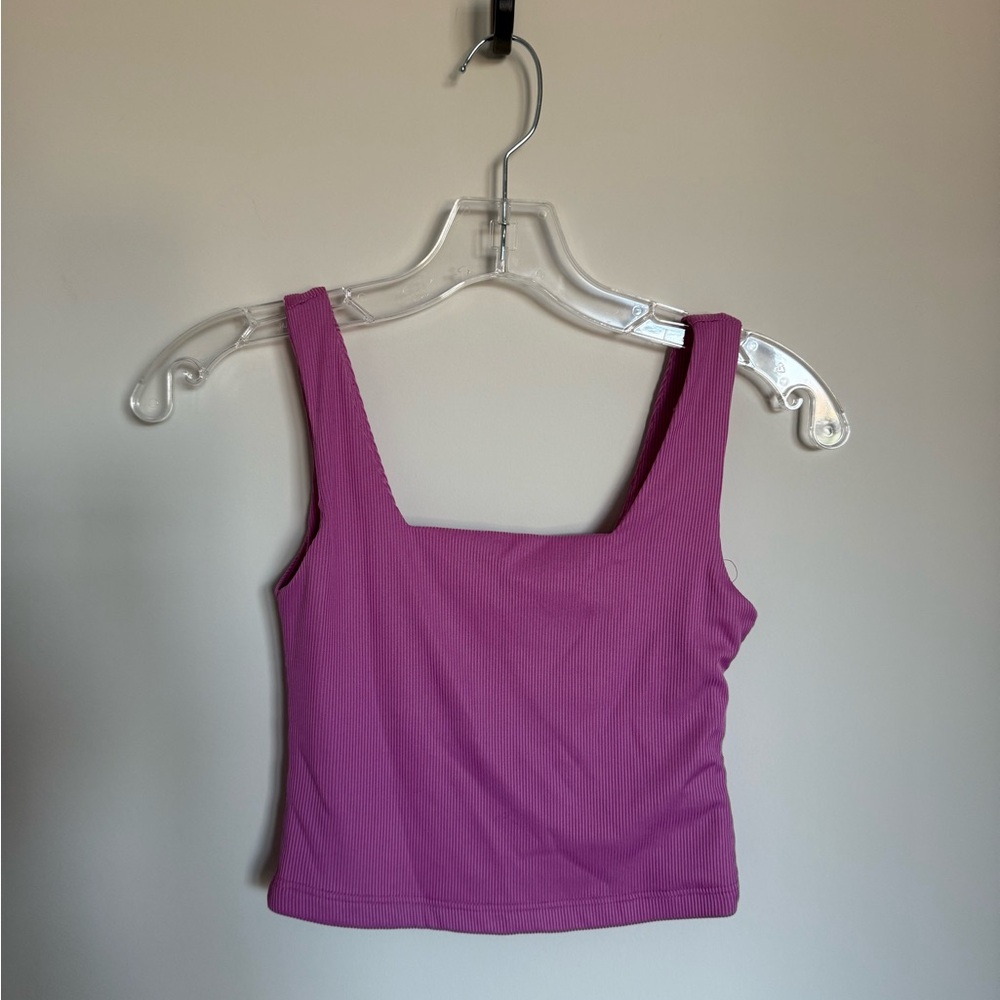 Vibrant Magenta Sleeveless Tank Top